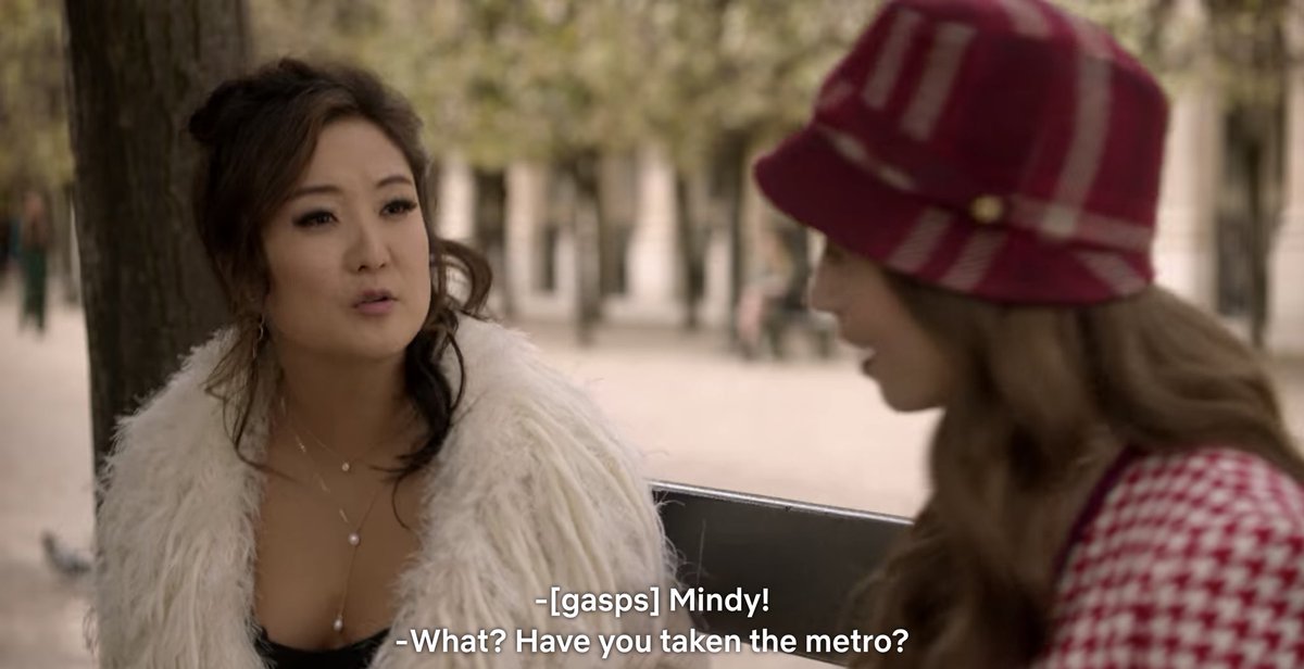 MagdaMaaoui's tweet photo. the real problem with the tv show #EmilyInParis is how it misrepresents Paris #transportation (among other things) ⬇️
Number 1: no we don’t hate our subway system https://t.co/zoTbGJAMId