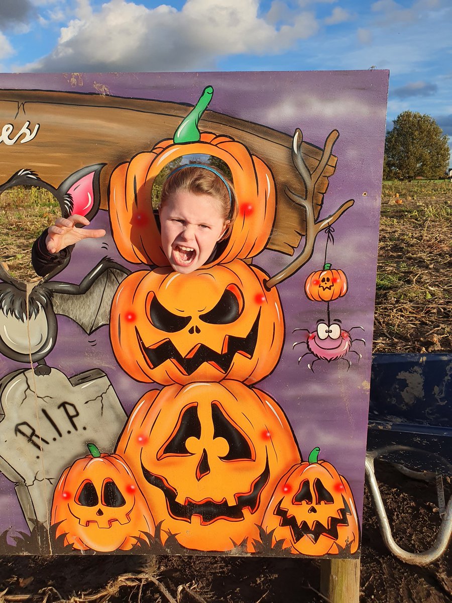 Pumpkin picking in the mud!! 🎃 😀 #GreatFun 😆