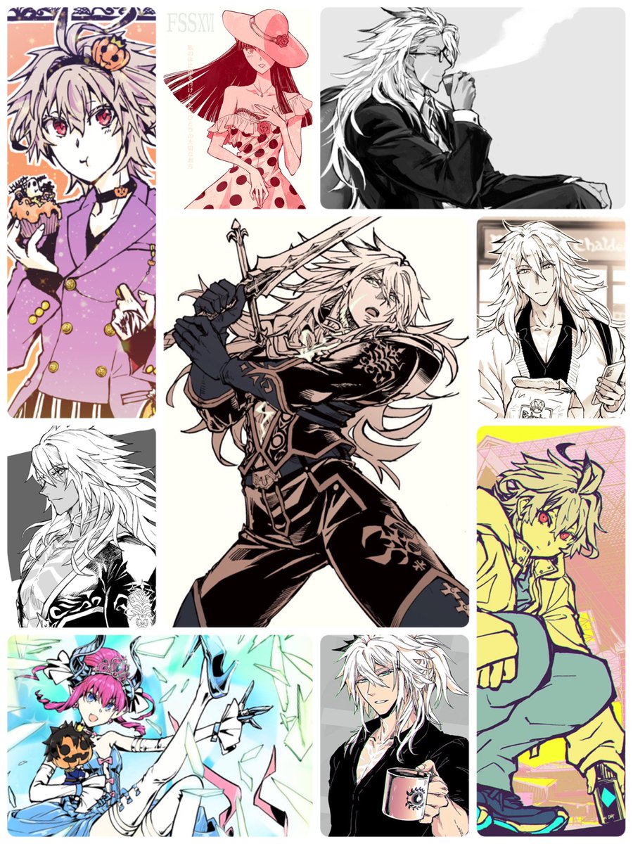 #今月描いた絵晒そう
割とジークフリートをこねこねしていた月間だった 