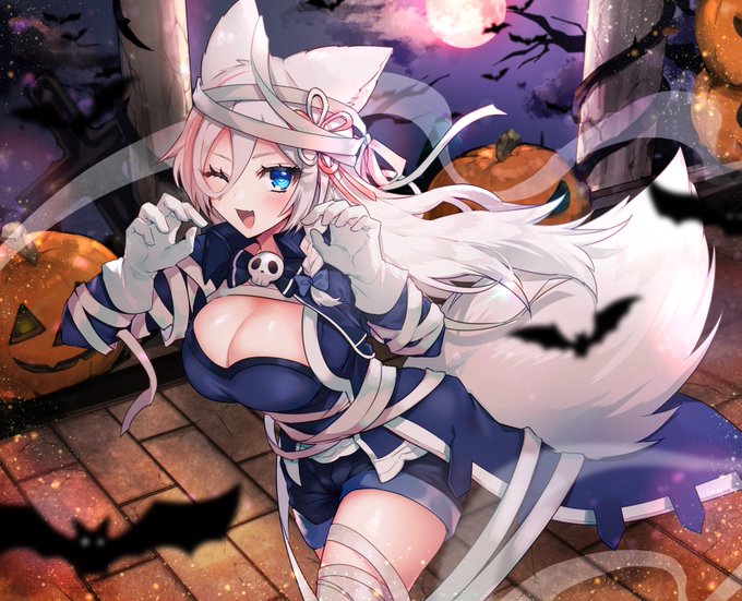 happy Halloween🎃
trick or treat? No!

Trick but Treat!♡
お菓子くれても、イタズラするぞ〜♡

Illustrator:七瀬ちおり様 【@07_chiori 】
#トリックオアトリート 
#halloween2021 