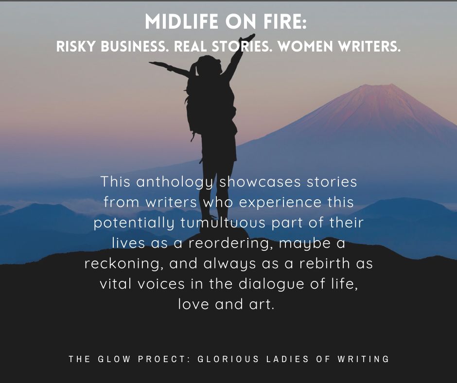 Dropping next week in paperback and eBook. 📚
.
.
#MidlifeOnFire #Midlife #WhatCrisis? #WomenWriters #BooksByWomen #Collaboration #Anthology #RealStories #GLOWProject