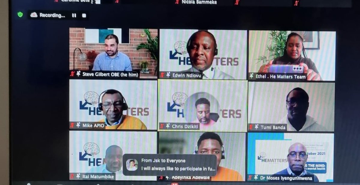 Incredible conversations today at he matters global conference. 
Thank you to all the speakers for sharing their depth in knowledge.
#championingmensmentalhealth