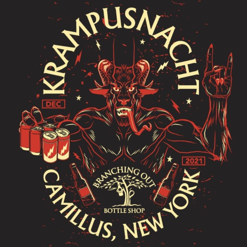 We are taking pre-orders for this years Krampus shirt! 
#krampusnacht
#BranchingOutBottleShop
#YourCraftBeerStore
#ShopLocal