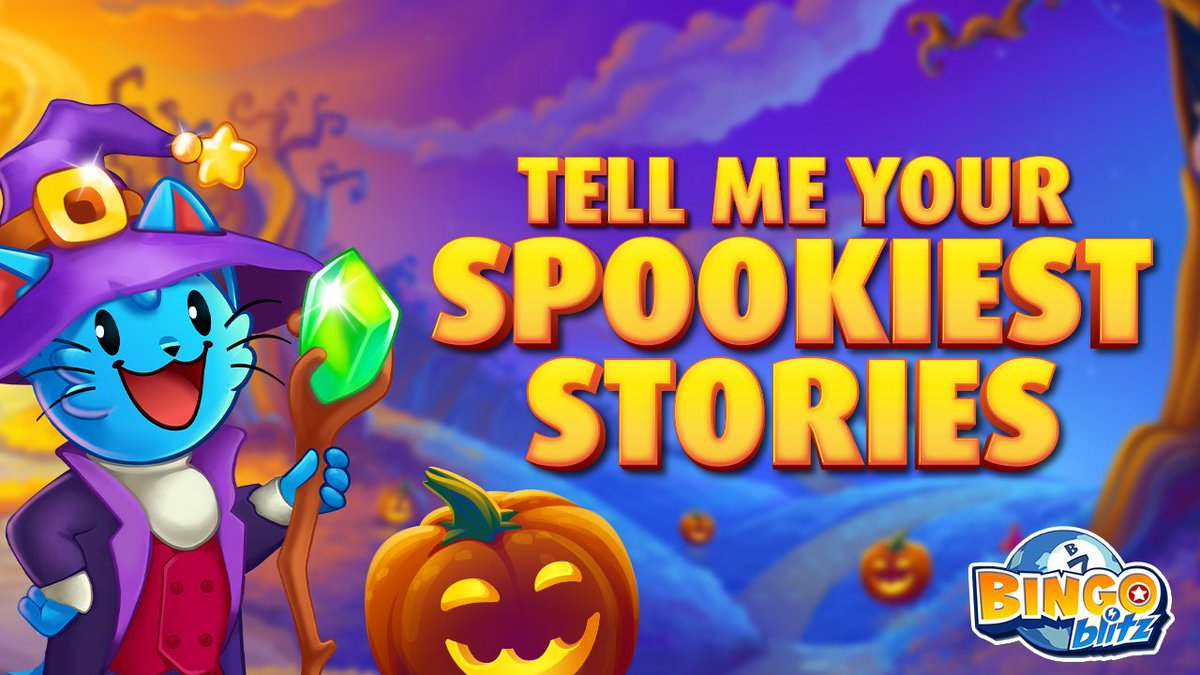 BINGOBlitz's tweet image. Haunting Halloweekend, everyone! In the spirit of this bone-chilling occasion, tweet me back with your SCARIEST experiences! I’ll retweet with mine to start 👻 #spookystorytime  

Blitzy freebie: bit.ly/3CspSf0