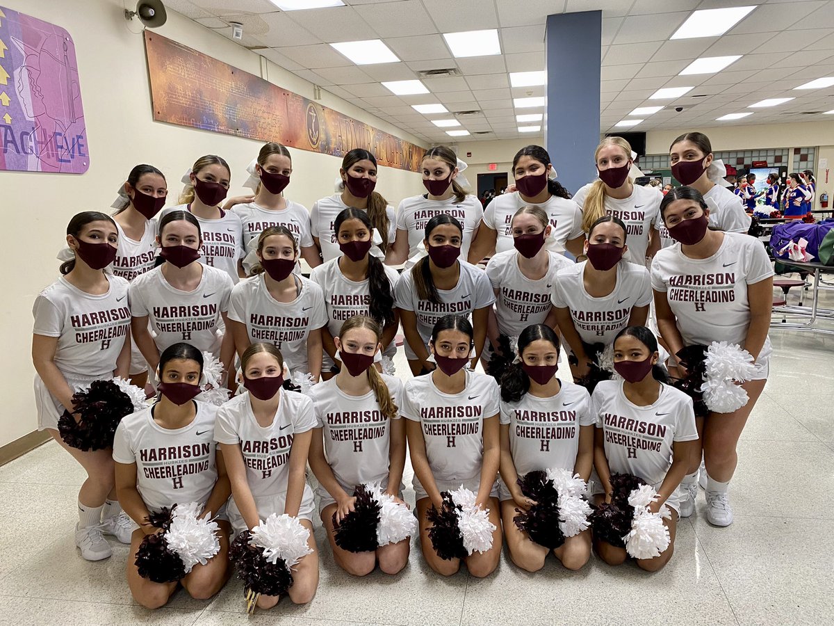 The Huskies are ready to take on the <a href="/NYSPHSAA/">NYSPHSAA</a> Game Day Cheerleading East Invitational at Arlington HS! #LetsGoHuskies #HuskyPride <a href="/htown_huskies/">Harrison Athletics</a>