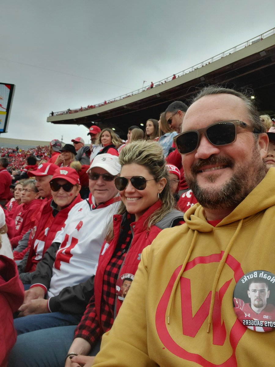 jeffburks76's tweet photo. Great day at Camp Randall! Let's go Bagers! #onewisconsin https://t.co/RE9oxYIFGz