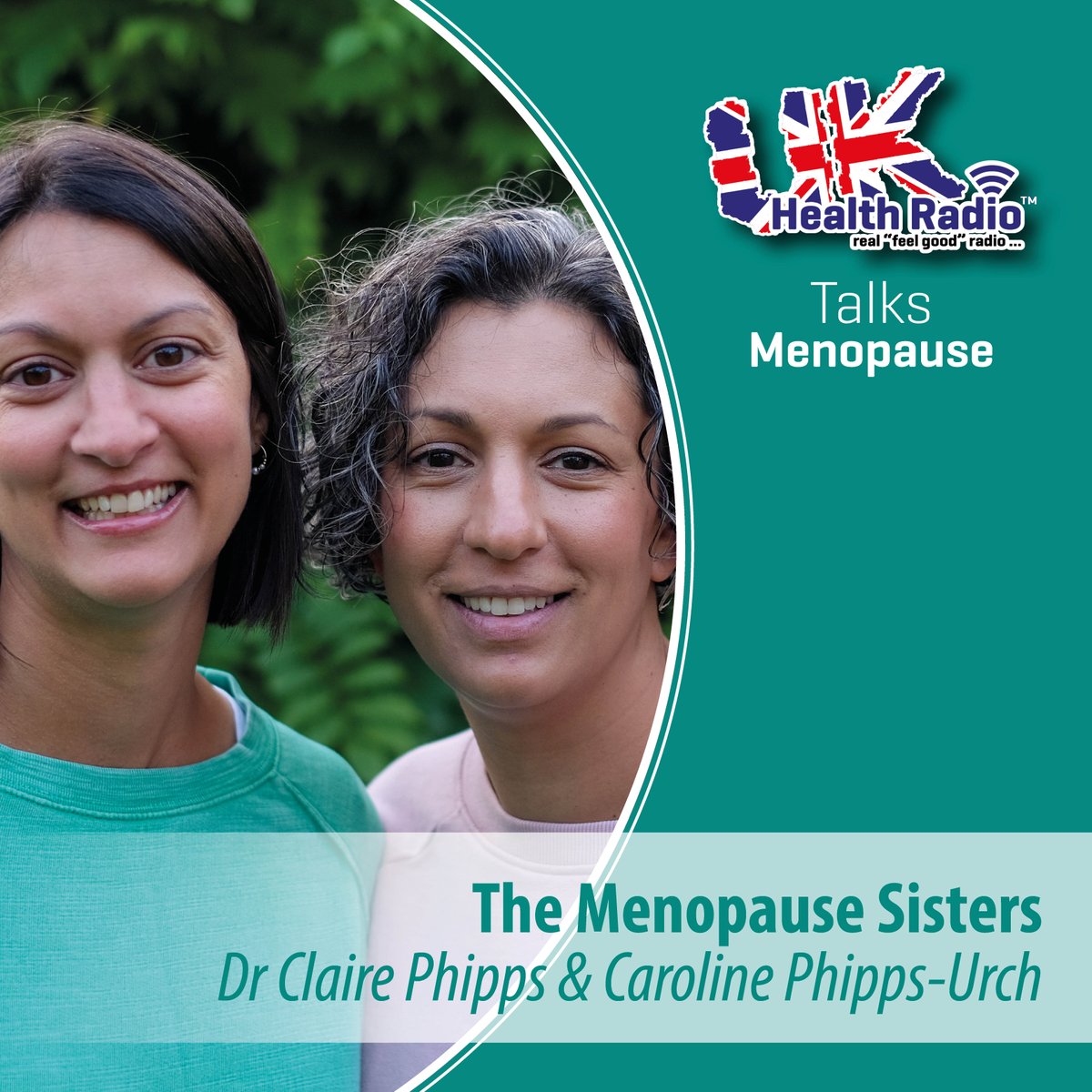 ukhealthradio's tweet photo. The #Menopause Sisters with Dr Claire Phipps &amp; Caroline Phipps-Urch on @ukhealthradio - Dr Claire &amp; Caroline talk to Karen Finn @FastWithKaren, a #Menopause #Wellness &amp; #WeightLoss Coach, on how to support yourself with an individualised approach.

👉🏼🎧  https://t.co/wlOPnCwh8t https://t.co/uKNLAAjHSK