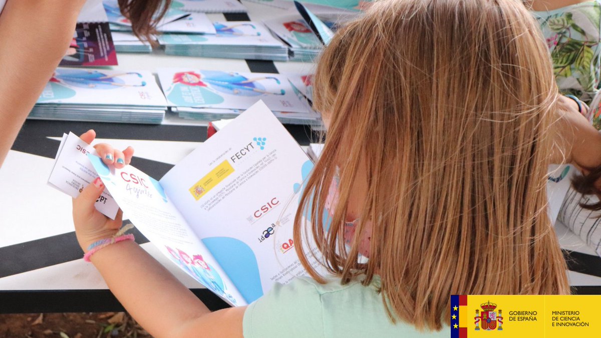 ❓ Qué es una científica

Las chicas son de ciencias <a href="/CSIC4Girls/">CSIC4Girls</a> lanza una publicación ilustrada dirigida a alumnas de primaria

El cómic del <a href="/CSIC/">CSIC</a> derriba estereotipos sobre niñas y ciencia para fomentar vocaciones científicas #STEM en niñas

➡ bit.ly/2XN8SAX