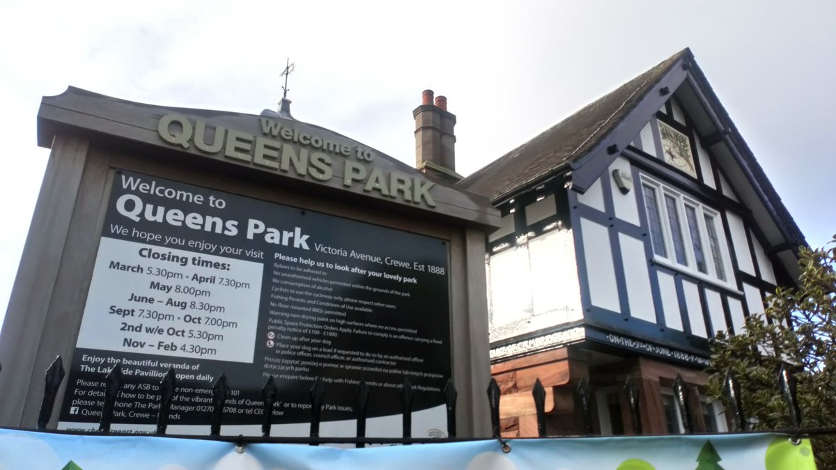 CreweWestPol's tweet photo. Please remember to enjoy our parks sensibly this weekend.
Pay attention to the opening and closing times posted at the entrances.
#CreweWest #WeCare https://t.co/FP2MEHP1Up