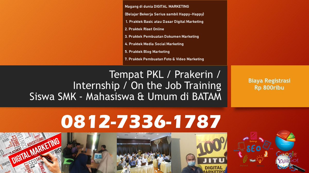 0812-7336-1787 Rekomendasi Tempat PKL / Magang / Prakerin / Internship / On the Job Training SMK &amp; Mahasiswa BATAM

batamproperty.blogspot.com/2011/02/specia…

#FrenchOpen2021, #Deddy, #JusticeForGilang,  #Batam, #tempatpklyangbagus, #tempatmagang, #Prakerin, #PKL, #internship, #psg, #ojt, #tiban