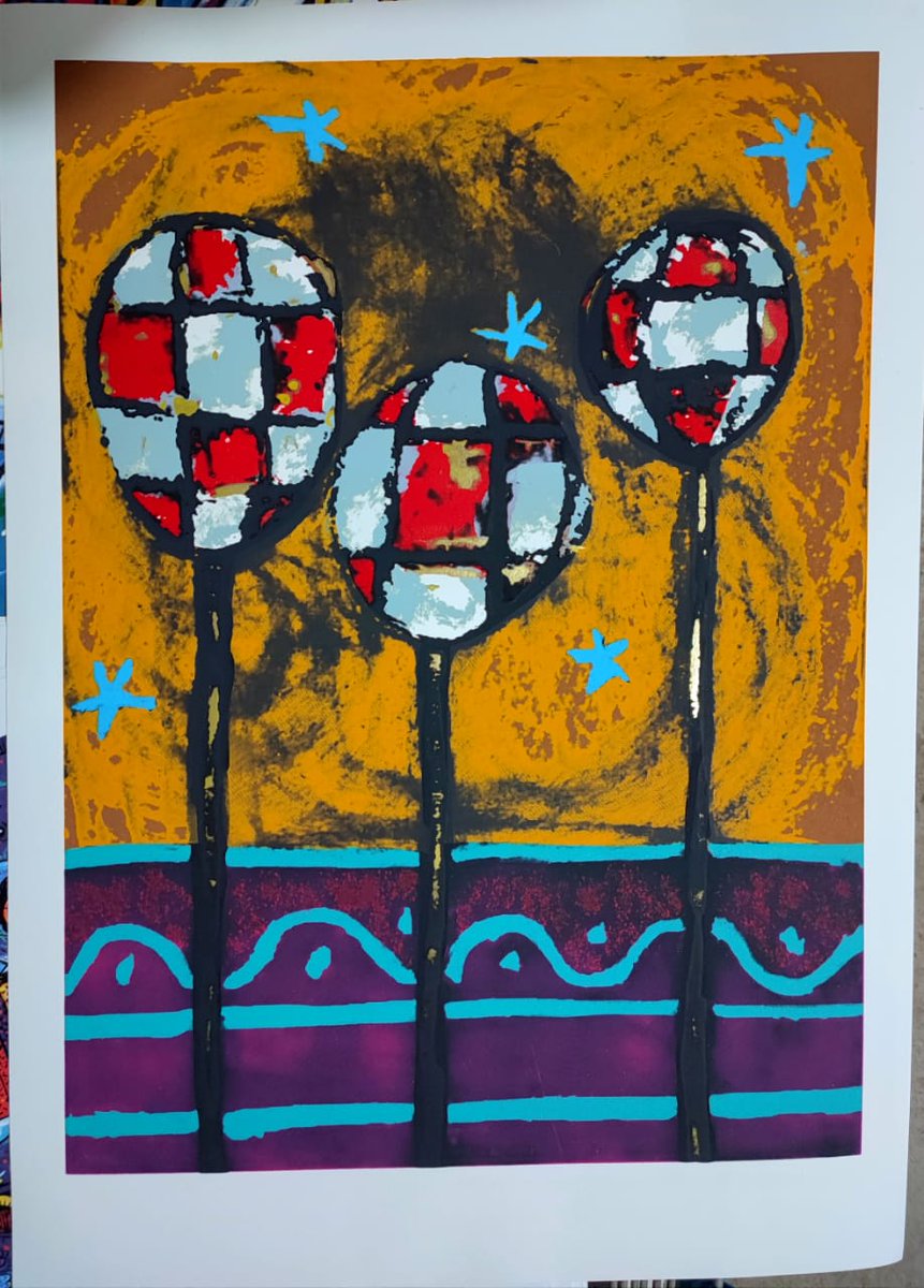 RaulRamirezart's tweet photo. Nueva pieza disponible 
Migrantes 
Serigrafia a 16 tintas y aplicación de polvo de oro s fabriano 220grs
Disponibles 23/30 pzas
Año 2021 

Visita nuestra página web para conocer todo nuestro catálogo completo https://t.co/szFxtMcdA5 https://t.co/bhvAgYjo9X