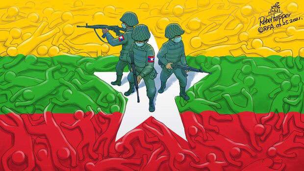 Due to indiscriminately gun firings by SAC on yesterday, fishing Ko KyawMin at a stream was shot dead in PinGway,#Sagaing. As Junta's #InternetShutDown in most places of Sagaing,it's harder to get news of rural Areas. #Oct30Coup #WhatsHappeningInMyanmar
