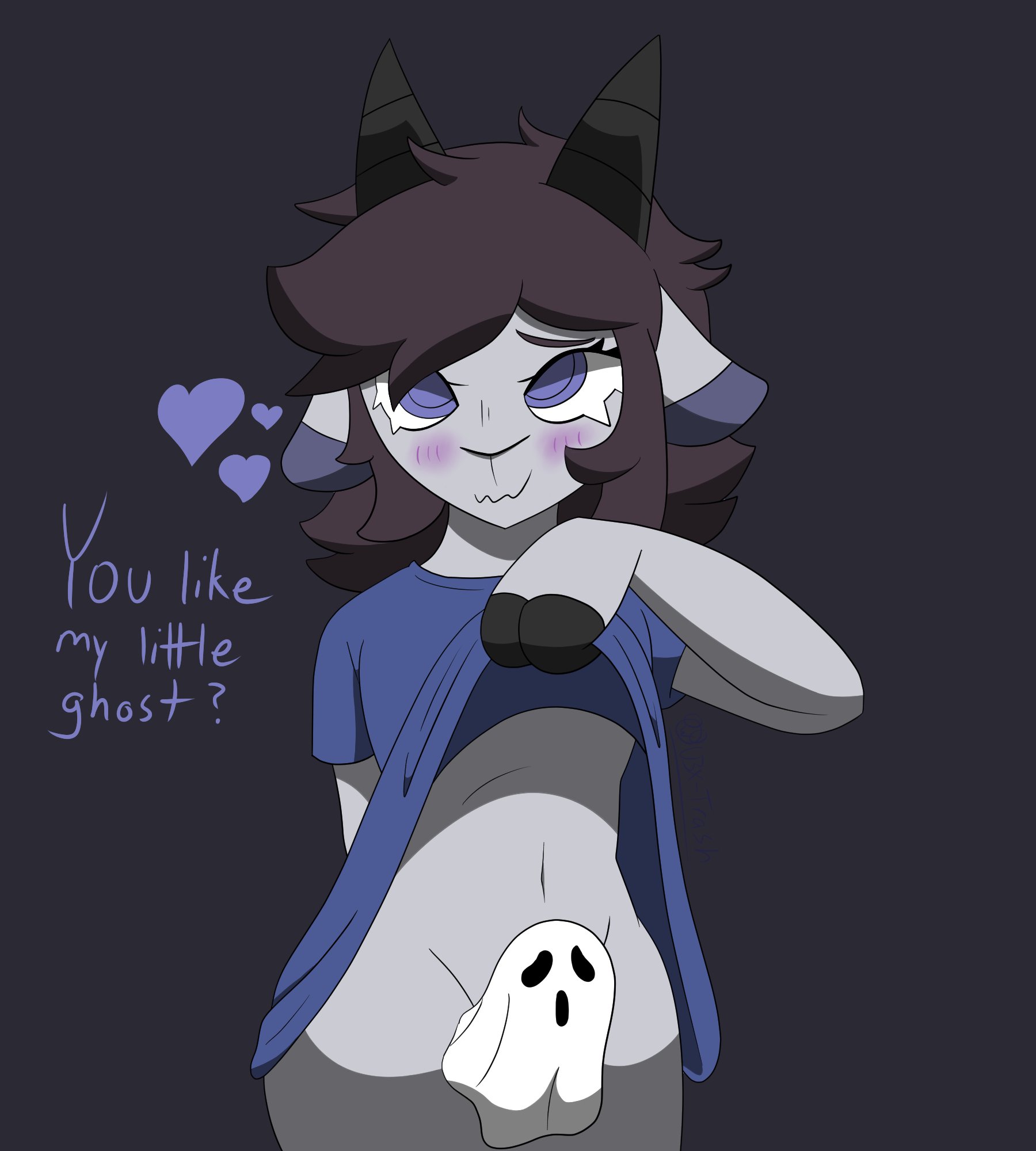 Unbroken_Lewds on X: Drew @CSapph18plus s goat femboy Jean showing off  some ghosts. t.coVPiIrZHHvQ  X