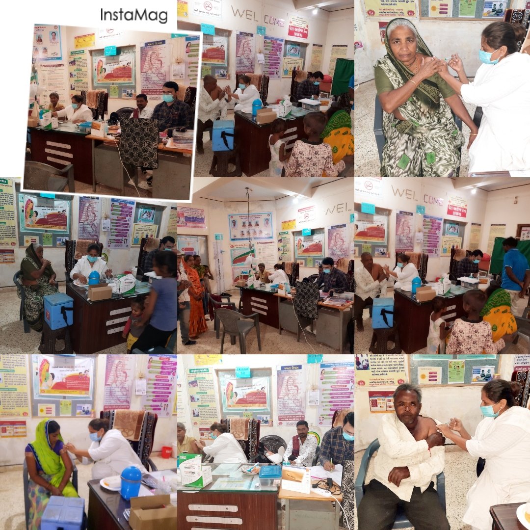 Covid-19 Vaccine Night Session At Village_Prangadh SC_Prangadh PHC_Khodu TA_Wadhvan DI_Surendranagar.....
