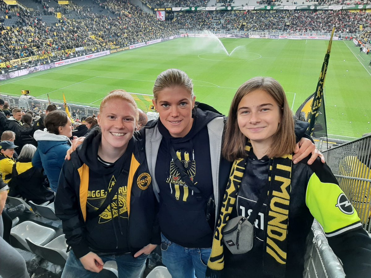 Heute bei den Herren, morgen sind wir dann selbst dran💛🖤