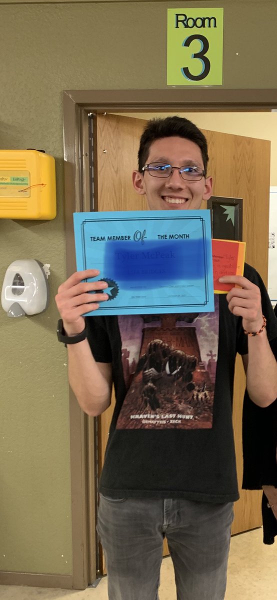 CISDLifeBridges's tweet photo. Team Member of the month for October! Hard worker and leader to fellow team members.  #hardworkpaysoff #teamworkmakesthedreamwork @shorty_nc @CISDSpecialEdu1 @CISDSPEDLady https://t.co/ip02a6YkCM