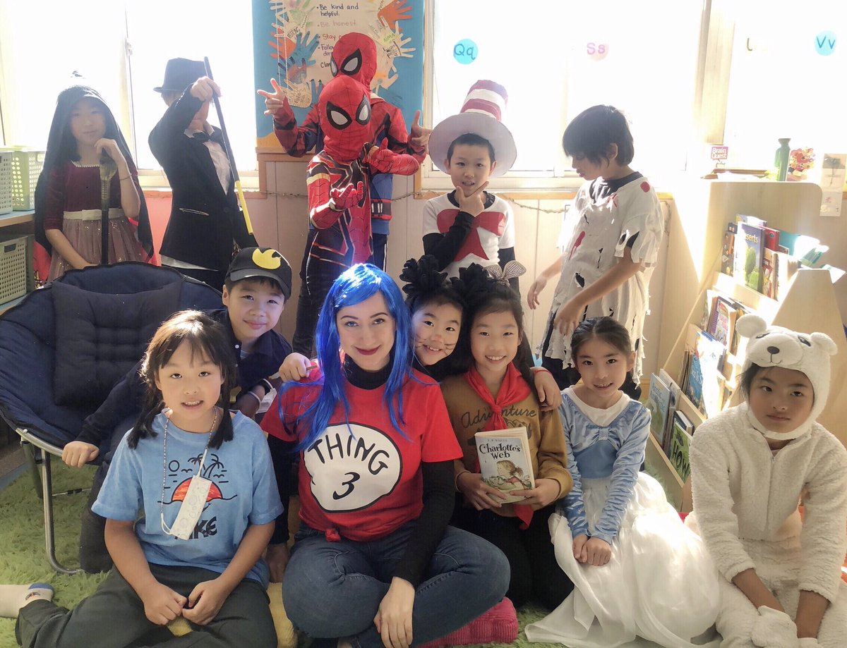 OMGitsEve's tweet photo. Book character dress up day! 📚
#Thing1Thing2 
#Things #TheCatInTheHat #DrSeuss #Grade4 #pyp #ibschool #shanghai #teacher #edupost https://t.co/eplW7rjjmR
