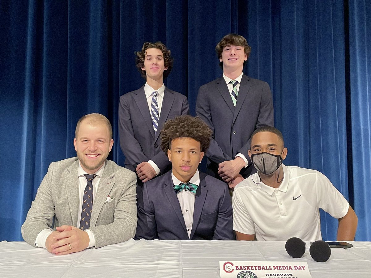 hoyabball's tweet photo. Hoyas representing at #CobbCountyMediaDay

#HardHatHoops

@ZCepress @AndrewV70808490 @aves10369 https://t.co/dl1sdppRAO