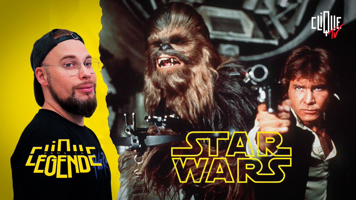 Dans la légende STAR WARS (1/3) avec <a href="/maxp26/">Maximilien PIERRETTE ⚡️</a> <a href="/Gorkab/">Thomas Martin</a> et la légende <a href="/GIRODPATRICE/">Patrice Girod</a> ! Plus d’une heure d’émission dédiée aux épisode 4/5/6 de la saga incroyable de Georges Lucas c’est maintenant sur le YT de <a href="/cliquetv/">CLIQUE</a> 
youtu.be/Mm7O6iz6Q-Y