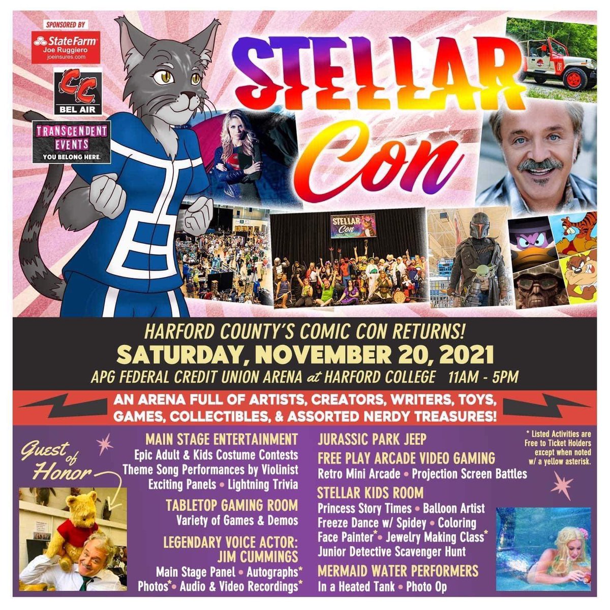 💥💥💥STELLAR CON IS JUST THREE WEEKS AWAY! 💥💥💥
Check out our details and get your tickets here: stellar-con.com
#transcendentevents
#youbelonghere