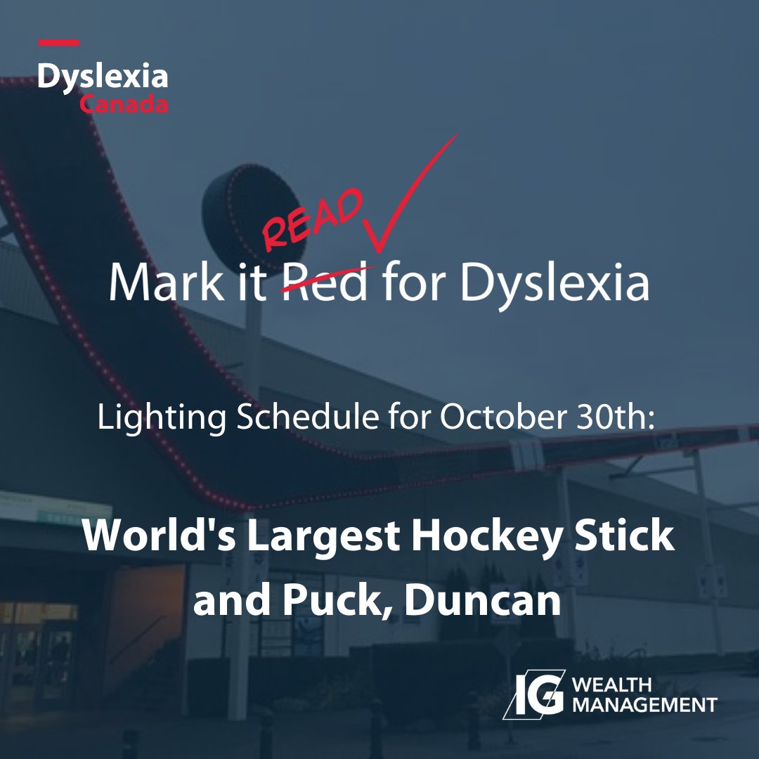 dyslexia_canada's tweet photo. Tonight is the last lighting of #MarkItRead2021. Over October, there has been over 75 lightings across the nation in support of #DyslexiaAwarenessMonth. Thank you to each town, city, building and monument for supporting #MarkItRead and #DyslexiaCanada https://t.co/H9pyzjzsDn https://t.co/bmxj46cVke