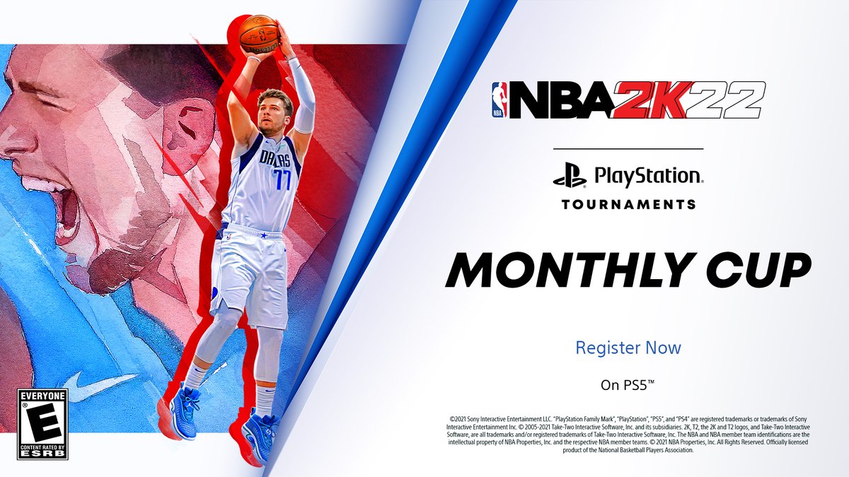 PlayStation's tweet photo. 🏀Make your shots count on PS5
🏆Monthly NBA 2K22 tournaments
💰$1000 prize pools

Storm the court in the NBA 2K22's Monthly Cup: https://t.co/hm6Izffqpi https://t.co/AWuRIyi3VG