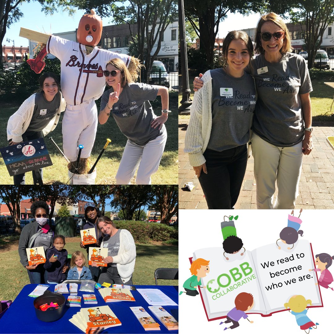 CobbCollaborate's tweet image. Last Saturday, Irene &amp;amp; Kaleigh were pleased to join with Cobb Collaborative's friends from Marietta City Schools for the annual Marietta Reads Festival on the Square! 

We know that when everyone reads, we succeed! 

#Literacy #MariettaCitySchools #CobbCollaborative