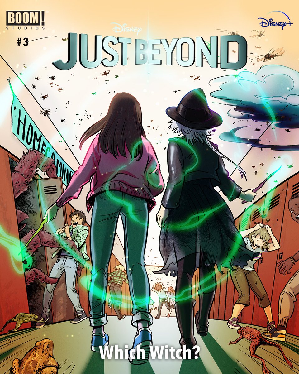 DisneyPlus's tweet photo. Witches and monsters and spirits, oh my! 📖🌀Check out these comic book-inspired covers celebrating #JustBeyondSeries!
 
🎨: Irene Flores, Christian Ward, Diego Gallindo, and Jorge Corona &amp; Sarah Stern
 
All episodes are now streaming on #DisneyPlus. https://t.co/hQVlZBUNay