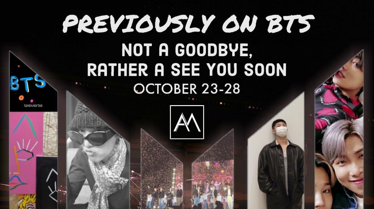 ARMYMAGofficial's tweet photo. #PreviouslyOnBTS
OCTOBER 23-28
Our latest weekly #BTS_twt recap is here #BTSARMY!
Prepare yourself for a recap about #PTD_ON_STAGE, new ads and more in this new #ARMYMagBlog!
๐https://t.co/hbsrc5osAU
#BTS
#๋ฐฉํ์๋
๋จ
#ARMYMAGAZINE https://t.co/RrWJYU2CxW