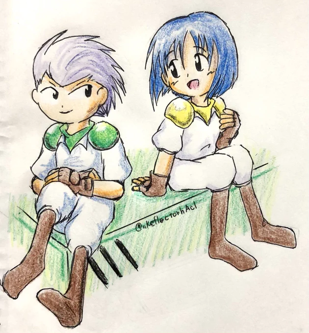 #今月描いた絵を晒そう
そんなないわ今月…
描くとなると時間かかるよとかそんな理由が重くのしかかって全然描けなくなった… 
