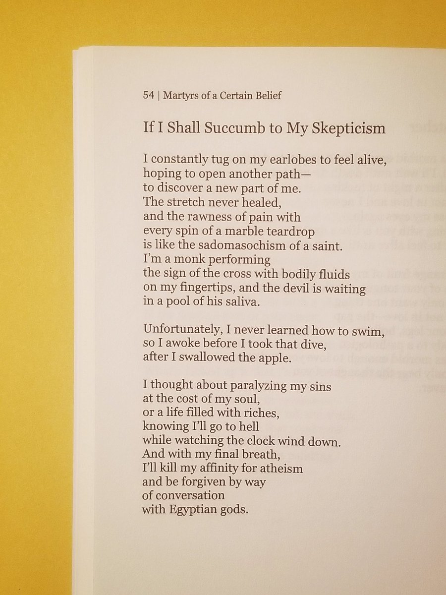 iamEPanthony's tweet photo. My book, 'Martyrs of a Certain Belief' is ONE YEAR OLD TODAY. I'm so proud of this bad boy; forever grateful to @thirtywestph for seeing my vision and helping me bring it to life. Thank you to all that have shown support. #BookTwitter #poetry #publishing https://t.co/5IKoRX6yGV