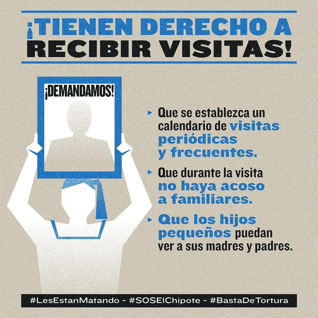 Articulo66Nica's tweet photo. A las personas secuestradas les impiden que vean a sus hijos pequeños, violando este derecho humano. Comparte para demandar que se respete la comunicación entre madres/padres y con sus hijos. #LesEstanMatando #SOSElChipote #BastaDeTortura https://t.co/PvL6f4oHeO