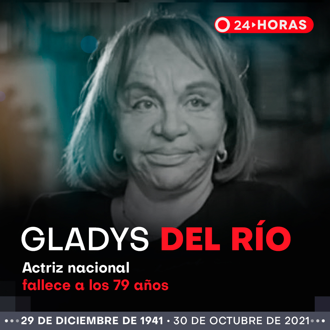 24HorasTVN's tweet photo. ⭕ Durante la tarde este sábado se informó la muerte de la reconocida actriz y comediante chilena Gladys del Río a los 79 años de edad ⬇ https://t.co/MvoDjDZscb https://t.co/KL61rgNFLD
