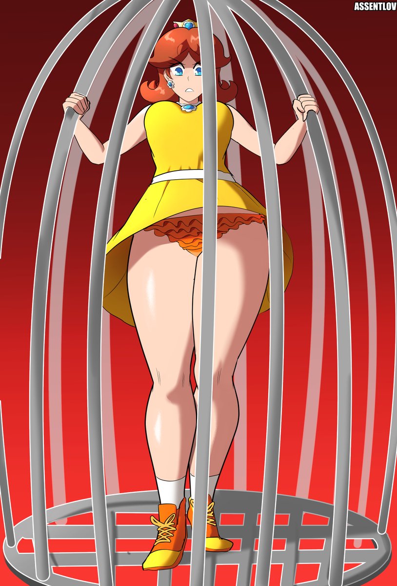 LovAssent's tweet photo. Daisy in a Cage ! https://t.co/TVaPWQYfn1