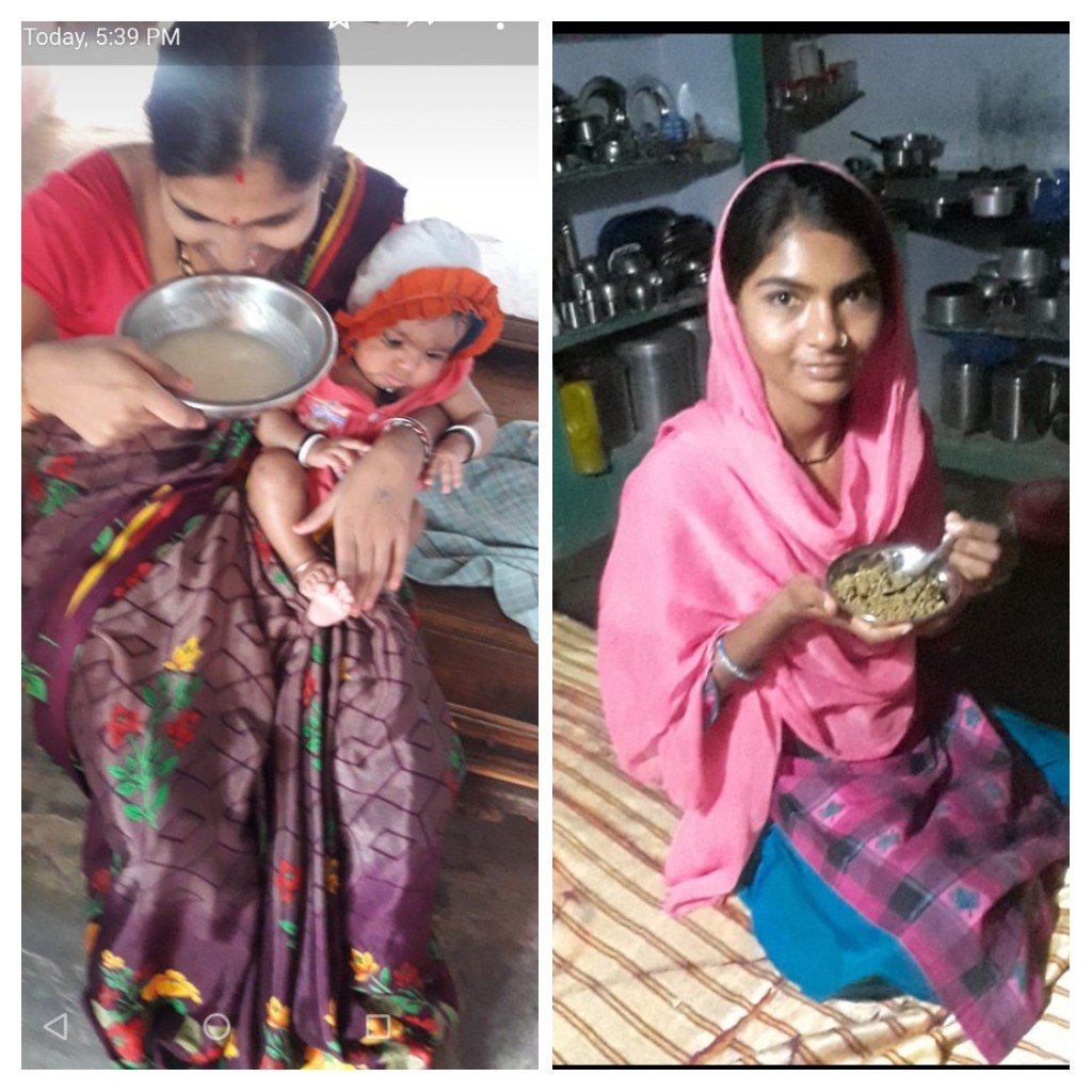 KAsifabad's tweet photo. Pregnant, lactating, children, adolescent, elders, male/female be there any category in the home, all are now consuming simple hot & sweet recipes of #Millets (చిరు ధాన్యాలు) #FoxtailMillet (కొర్రలు), #LittleMillet (సామలు), #FingerMillet (రాగులు) #HouseVisits by #AWTs, KBAsf., https://t.co/vhB2BKNe6G