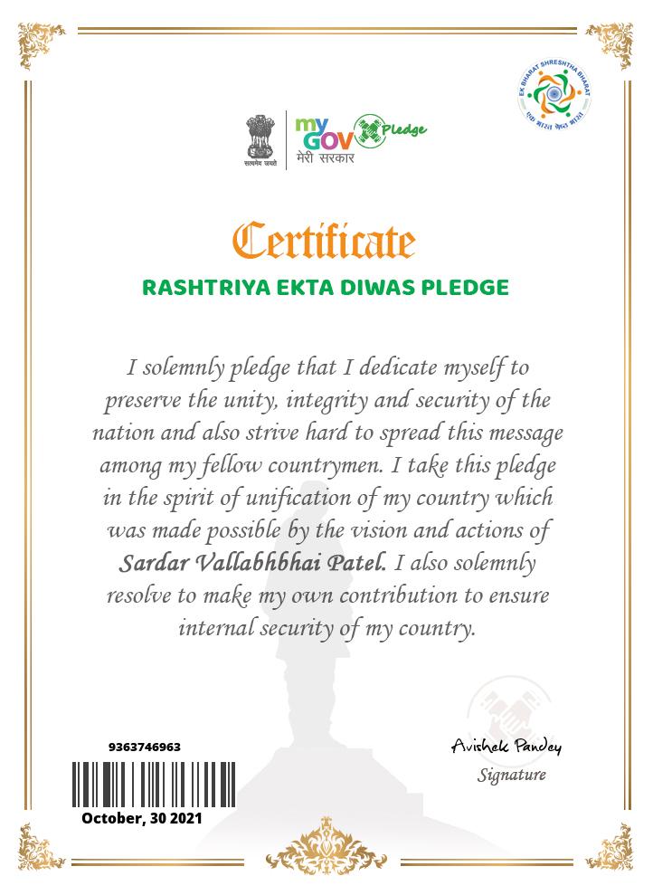 avishekpandey06's tweet image. #PledgeforUnity
#RashtriyaEktaDiwas 
#SardarVallabhbhaiPatel 
#SardarPatelJayanti #Pledge