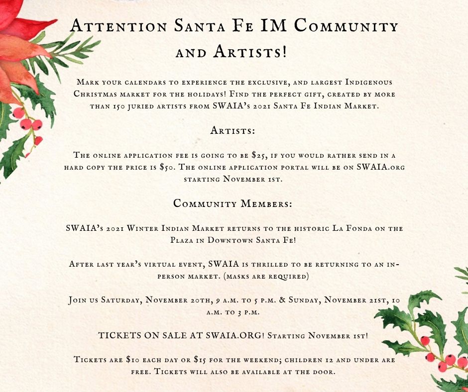 SWAIA Indian Market tweet media