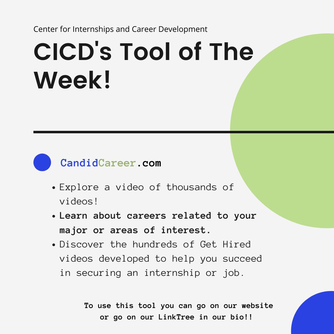 EasternCareer's tweet photo. Hello warriors! Want to learn more about a specific major or area of interest? Our second tool of the week is the perfect fit for you. https://t.co/GKXAFsV4YK has many resources for helping students in their professional career journey. Read below to learn more about it.📲 https://t.co/bUuvS47upP
