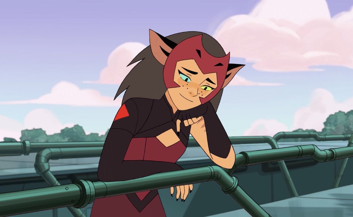 why does catra look so genuinely in love here, sir ur meant to be enemies