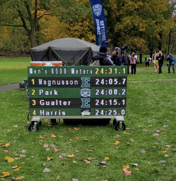 XCMalyTrack's tweet photo. Congrats to former Panther, Jacob Harris for finishing 4th in the MAC Championships!!! 🙌🏽 https://t.co/m5ILD4q093