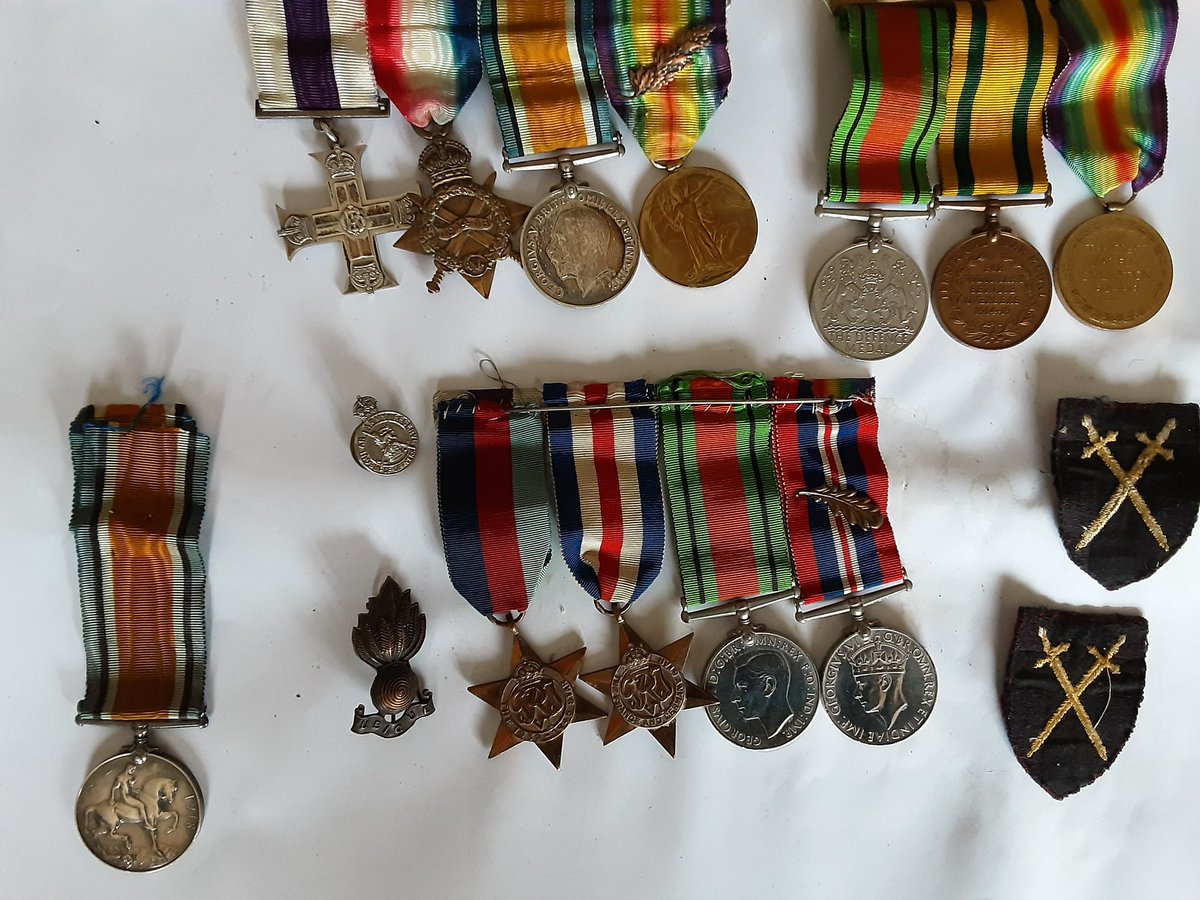 A strange request: my uncle had a bag thrown over his back wall in Altrincham on 4th Oct, and it was full of medals from WW1 and WW2! Police can’t help, local news haven’t posted, MoD can’t help, can you? (1/2)