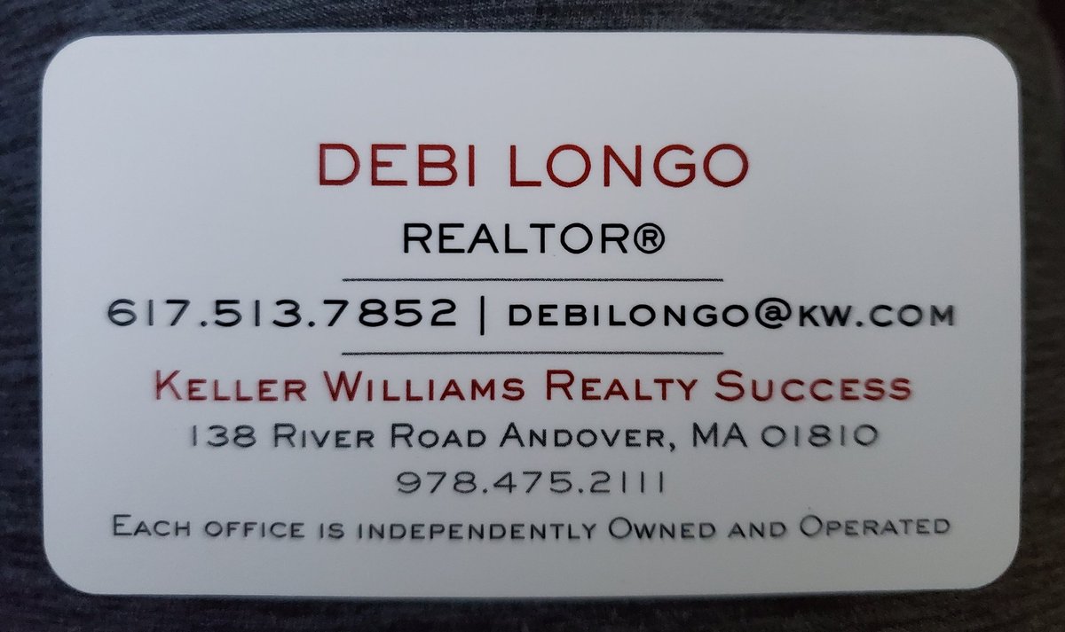 debilongoRE's tweet photo. BUYER'S COLD FEET IS YOUR NEW OPPORTUNITY TO OWN IN STONEHAM!

Debi Longo 
Keller Williams Realty Success 
617.513.7852

https://t.co/jG6jEDQzIW https://t.co/0mPJexbZ74