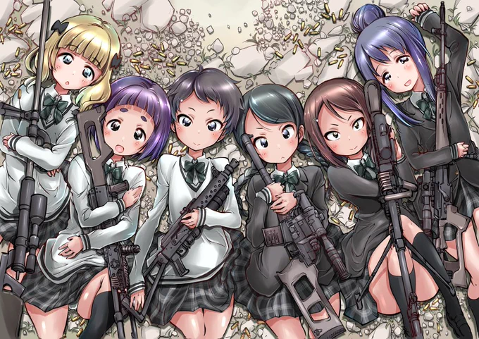 #とにかくワチャーッと集合してる絵を晒す見た人もやる 