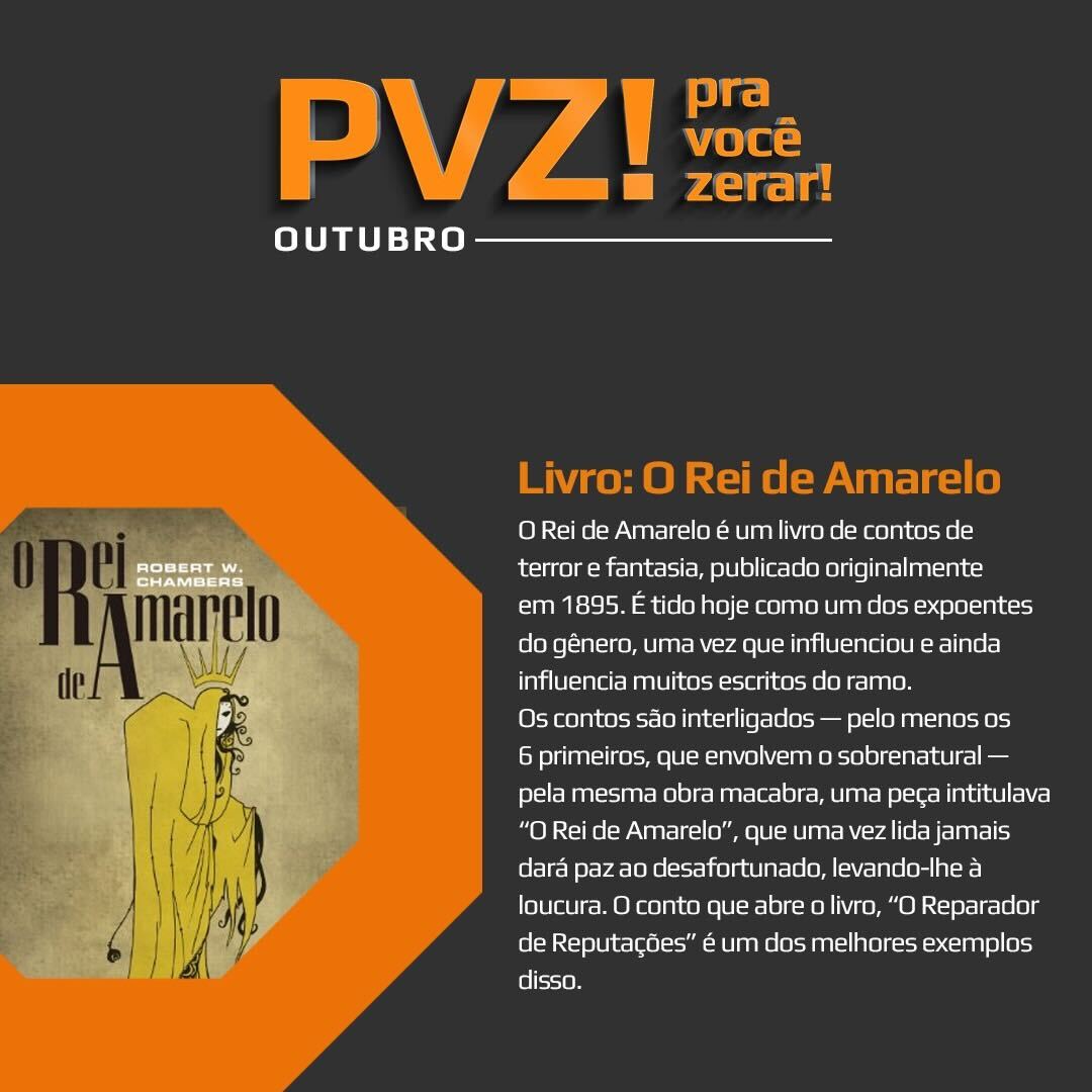 E o Pra Você Zerar de hoje é um Especial de Terror 👻 Como a Oktagon está em clima de Halloween, nada mais justo que trazer várias dicas para vocês aproveitarem no dia 31 e, obviamente, no feriadão também 😎 Então anota tudo aí e depois conta pra gente se você gostou! 🎃