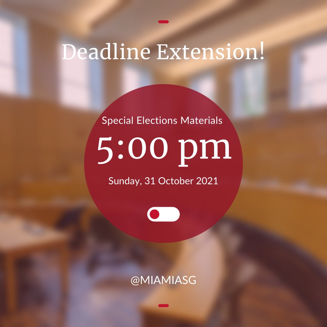 Miami University ASG tweet media