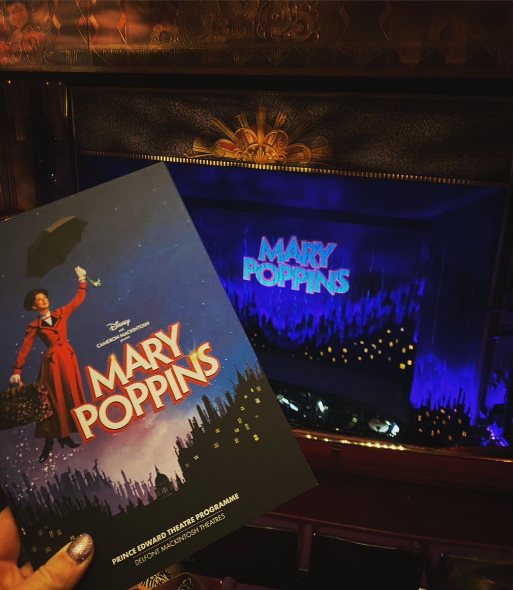 KTRoseReview's tweet photo. No.3 show was #praticallyperfect @MaryPoppins, the last of my Disney trio return to west end! @Charlie_Stemp can never put a foot wrong! ππ¦π https://t.co/mbGg9ZmrfT