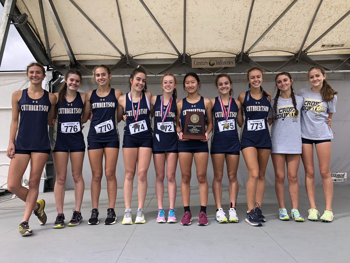 BOOM!! Cuthbertson’s Ladies are 4A Midwest Regional Champions, winning their 5th Straight Regional Crown! <a href="/CHS_Cavs/">CHS Cavs Athletics</a> @NCRunners
