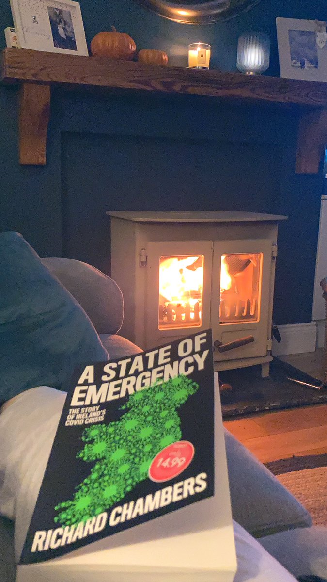 A16_Hughes's tweet photo. The plan for Saturday night ……@newschambers congrats 👏🏻 I’m engrossed. Chapter 2 page 24 I’ll never forget working that wkend. #astateofemergency #frontline https://t.co/RbszTgwhWH