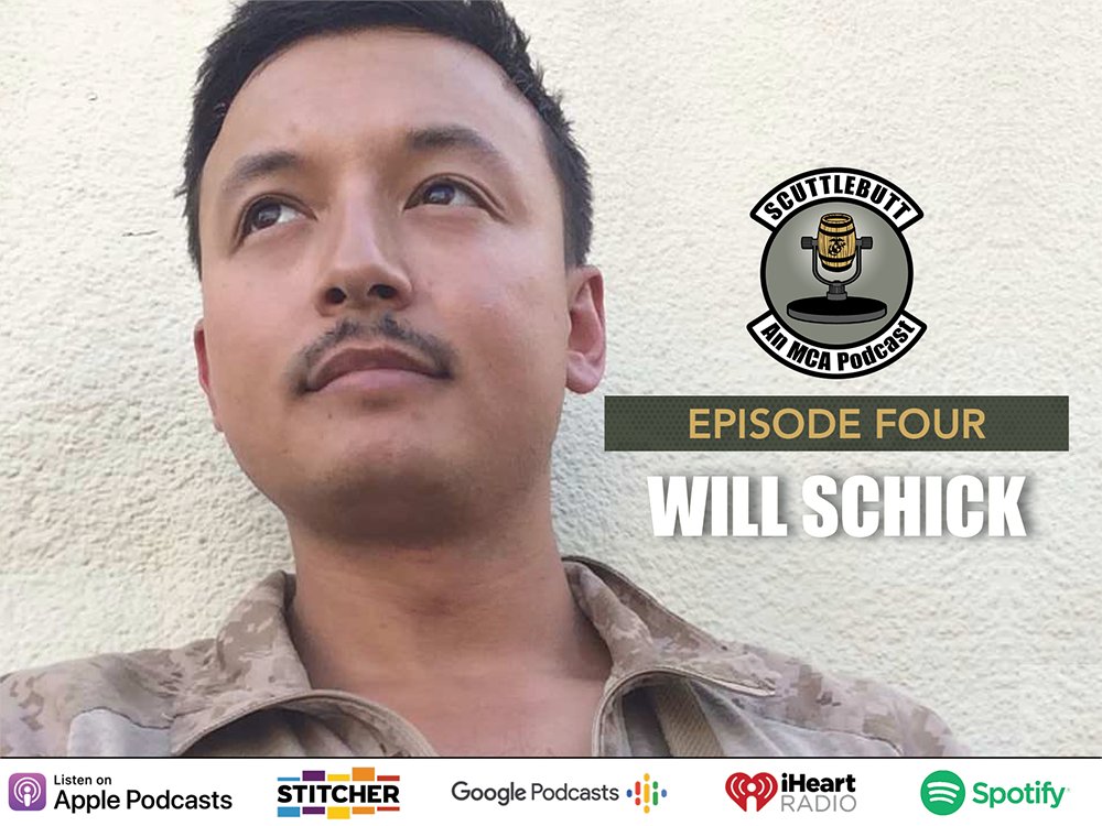 MCA_Marines's tweet photo. Scuttlebutt Episode 4 - Will Schick, a Marine veteran who served as a Police Advisor for Afghan National Police, discusses the complexity of telling the story of the war and its complicated legacy. https://t.co/2Dr0YzFWQE #MCAScuttlebutt #MCAProDev #WarinAfghanistan #Podcast https://t.co/Bx4e4xx2jc