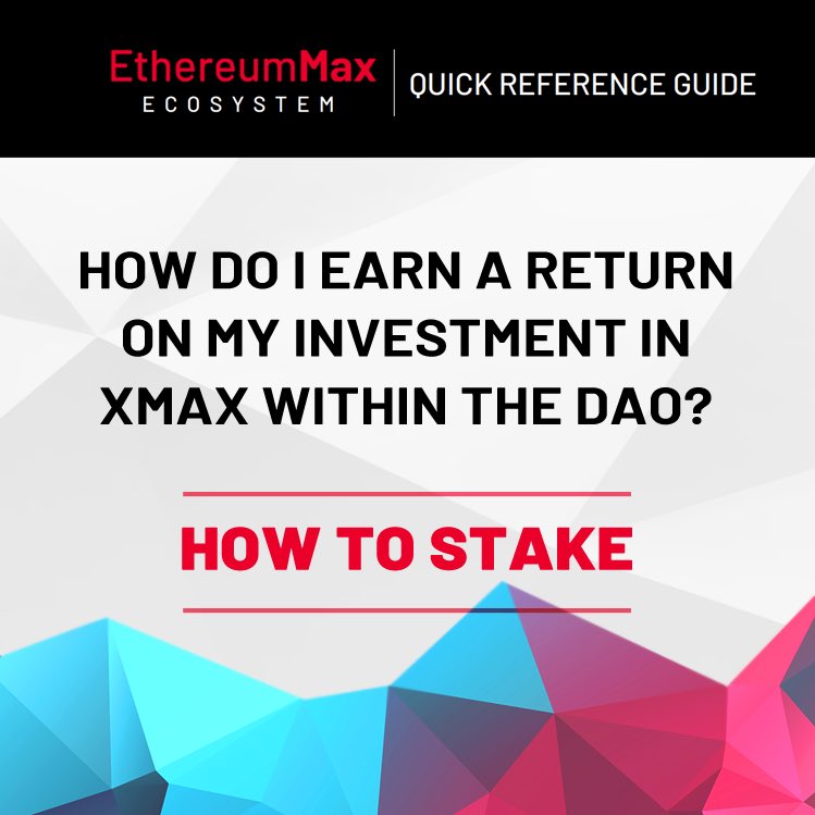 ethereum_max's tweet photo. Welcome to the EthereumMax Ecosystem. Here's a quick reference guide on How to Stake; a user can easily stake directly from our dashboard. 

https://t.co/MmOIGhX0EK https://t.co/ZcXqdqrz3g
